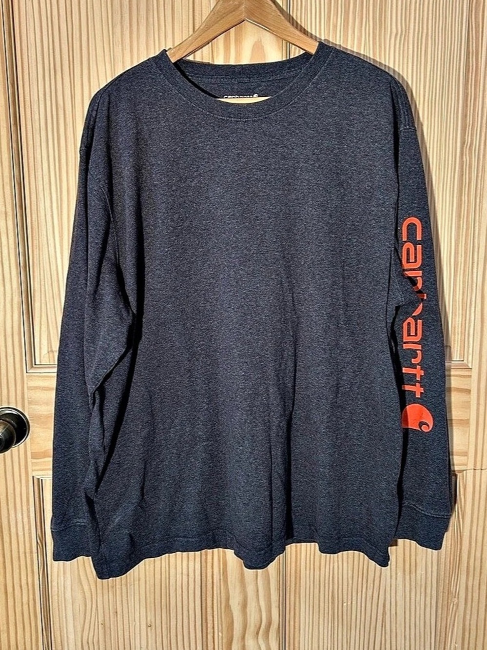 Carhartt Loose Fit Heavyweight Long-Sleeve Logo Graphic T-Shirt K231 Long-Sleeve